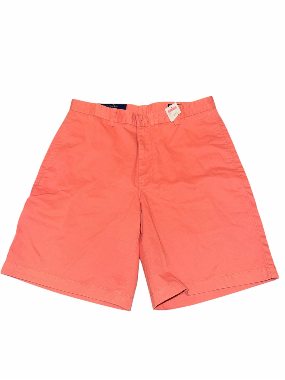 Vintage VINEYARD VINES Club Shorts Salmon Pink SZ 34 Inseam 9” Cotton Chino NEW